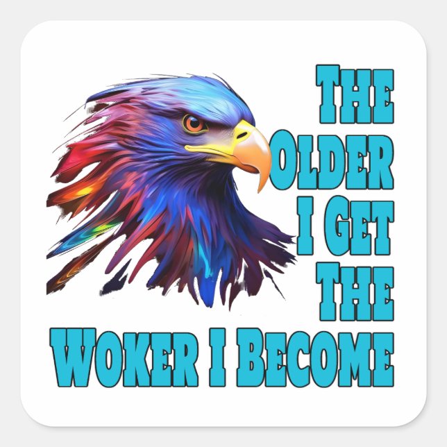 Sticker Carré Plus J'Ai L'Étudiant, Je Deviens (Devant)