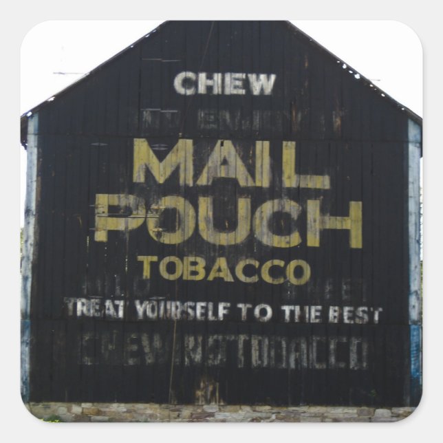 Sticker Carré Pochette Chew Mail Tabac Grange - Photo originale (Devant)