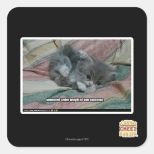 Sticker Carré Poids de propre gentillesse