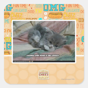 Sticker Carré Poids de propre gentillesse