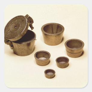 Sticker Carré Poids employés par les négociants et des