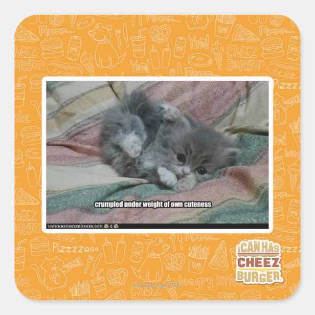 Sticker Carré Poids propre (Devant)