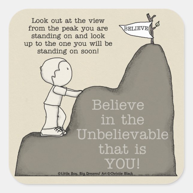 Sticker Carré Point culminant (Devant)