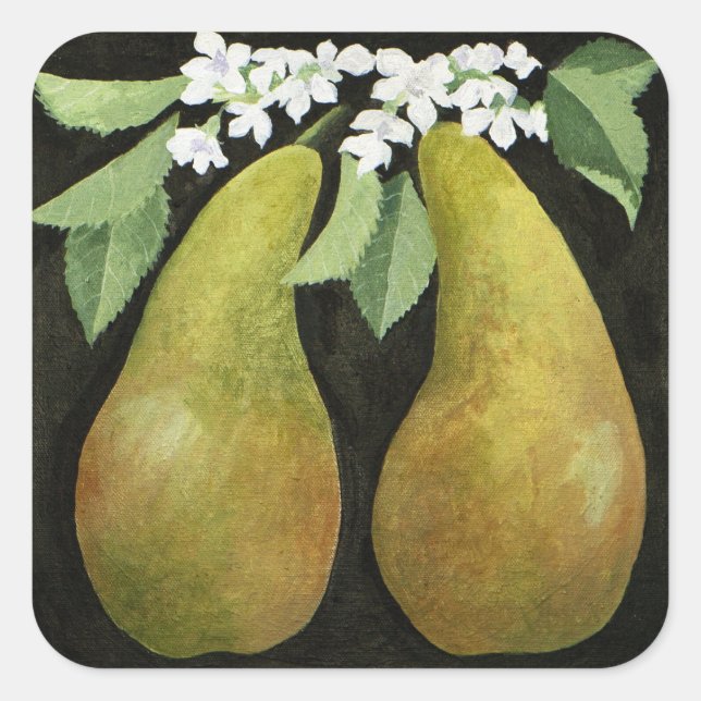 Sticker Carré Poires 2013 (Devant)