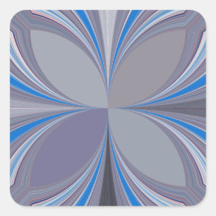 Sticker Carré Polka gris cendré bleu Pointe Texture Art Imprimer