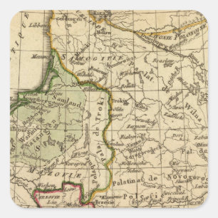 Sticker Carré Pologne