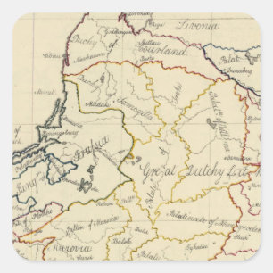 Sticker Carré Pologne 4