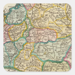 Sticker Carré Pologne 6