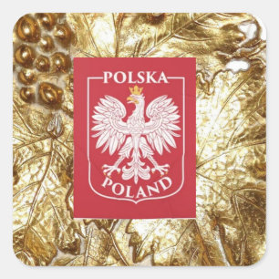 STICKER CARRÉ POLSKA