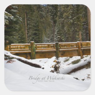 Sticker Carré Pont à Wuksachi