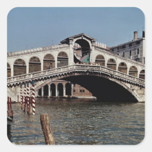 Sticker Carré Pont de Rialto, commencé 1588