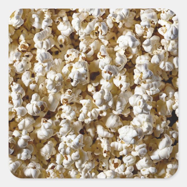 Sticker Carré Popcorn (Devant)