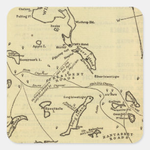 Sticker Carré Port de Boston 2