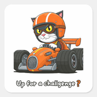 Sticker Carré Porte - clé acrylique