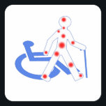 Sticker Carré Porte-clés Badge Rond 7,6 Cm Handicap invisible /<br><div class="desc">Dessins et Pictogrammes crée a partir d'éléments Libre de droit et est lui même Libre de droit a utiliser et adapté selon votre convenance. Sensibiliser sur les handicaps invisibles, une personne en situation d'handicap n'est pas forcément appareillé. 2% des personnes en situation de handicap sont en fauteuil roulant. 80 %...</div>