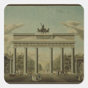Sticker Carré Porte de Brandebourg, 1812