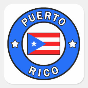 Sticker Carré Porto Rico