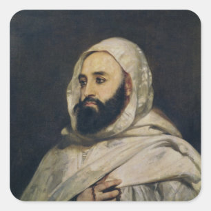 Sticker Carré Portrait d'Abd el-Kader