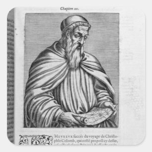 Sticker Carré Portrait d'Amerigo Vespucci