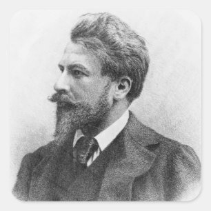 Sticker Carré Portrait d'Arthur Schnitzler