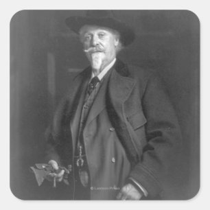 Sticker Carré Portrait de "Buffalo Bill" Cody