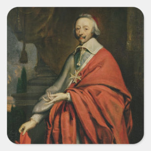 Sticker Carré Portrait de Cardinal de Richelieu