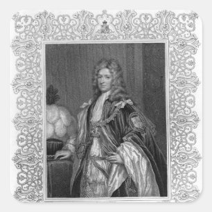 Sticker Carré Portrait de Charles Seymour, duc de Somerset