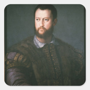 Sticker Carré Portrait de Cosimo I de'Medici, XVIe siècle