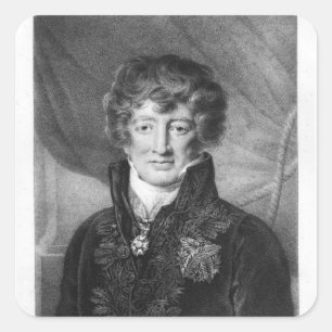 Sticker Carré Portrait de Georges Cuvier