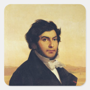 Sticker Carré Portrait de Jean-François Champollion 1831