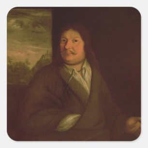 Sticker Carré Portrait de Johann Ambrosius Bach, 1685