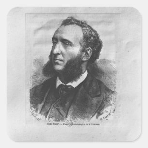 Sticker Carré Portrait de Jules Ferry