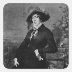 Sticker Carré Portrait de Lola Montez, 1844