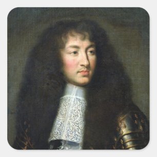 Sticker Carré Portrait de Louis XIV
