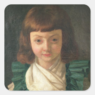 Sticker Carré Portrait de Louis XVII enfant, 1791