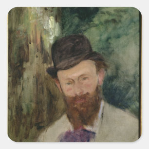 Sticker Carré Portrait de Manet   d'Edouard Manet c.1880
