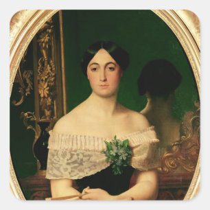 Sticker Carré Portrait de Marianne Elisa Birch