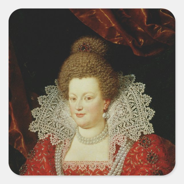 Sticker Carré Portrait de Marie de Medici (Devant)