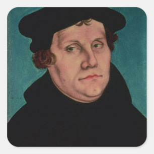 Sticker Carré Portrait de Martin Luther, 1529