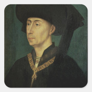 Sticker Carré Portrait de Philip le bon duc de Bourgogne