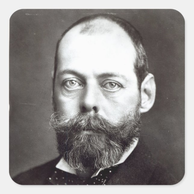 Sticker Carré Portrait de Randolph Churchill (Devant)