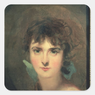 Sticker Carré Portrait de Sally Siddons