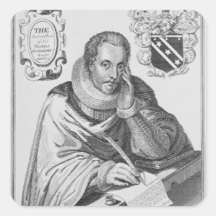 Sticker Carré Portrait de Sir Thomas Overbury