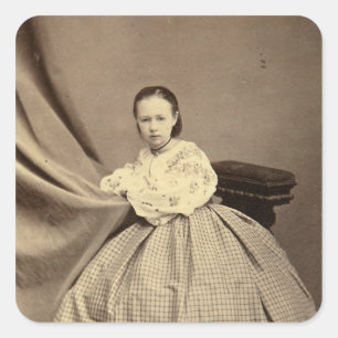 Sticker Carré Portrait de Sophia Perovskaya