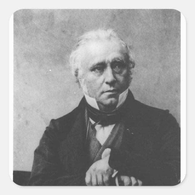 Sticker Carré Portrait de Thomas Babington Macaulay (Devant)