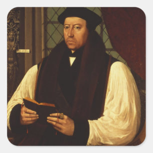 Sticker Carré Portrait de Thomas Cranmer 1546