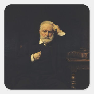 Sticker Carré Portrait de Victor Hugo 1879