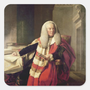 Sticker Carré Portrait de William Murray