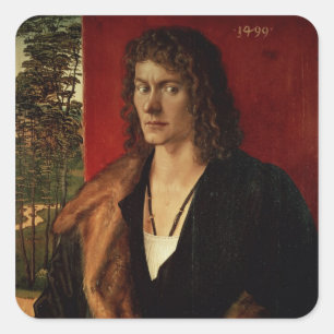 Sticker Carré Portrait d'Oswolt Krel, 1499
