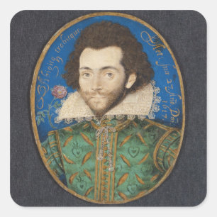 Sticker Carré Portrait du comte du Pembroke, 1617